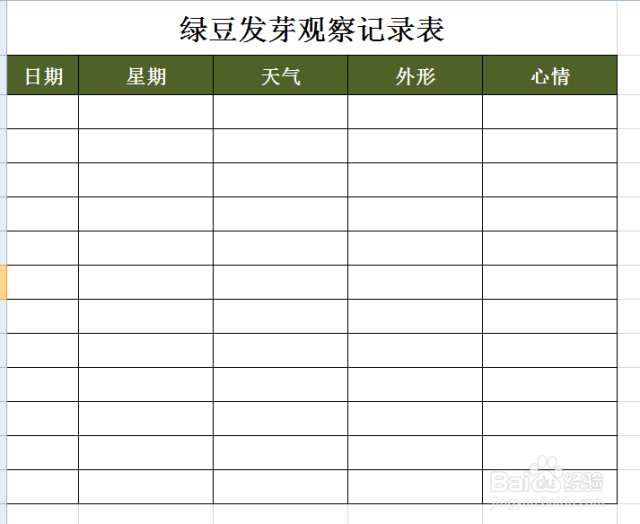 绿豆发芽的小故事：从种子到绿芽的成长记录
