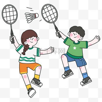 球拍与汗水：羽毛球场的午后时光