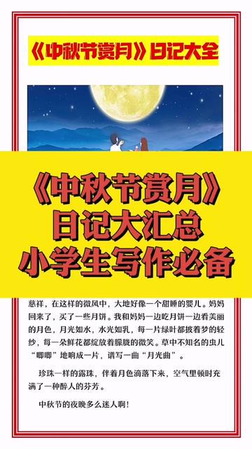 月光下的月饼和笑声