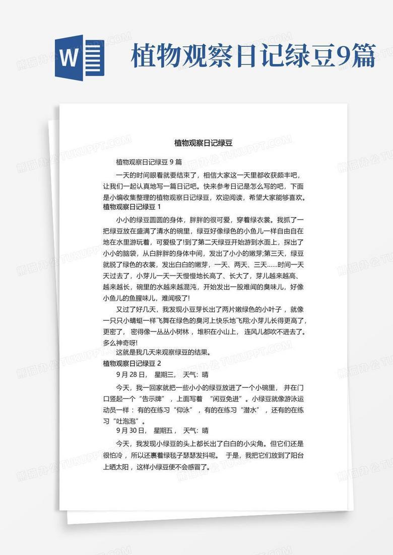 绿豆的奇妙旅程… 绿豆的奇妙旅程…