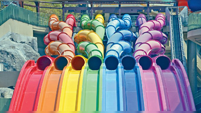 水花四溅的午后！