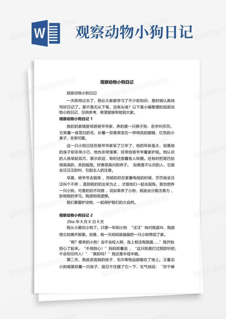 我与小动物的亲密接触…