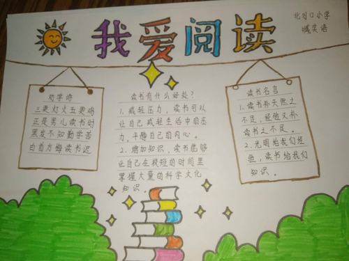 为了这期阅读手抄报，我折腾了一整个下午？