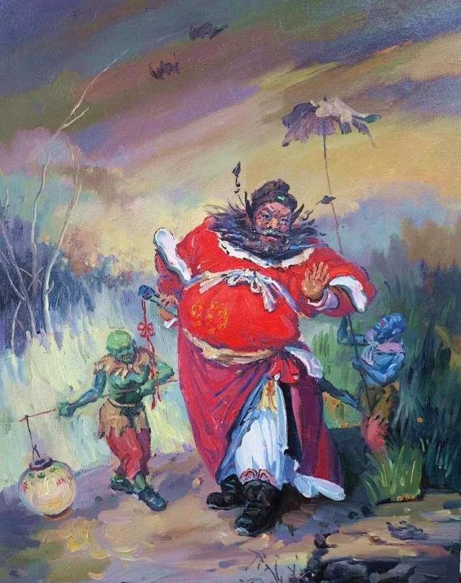 今天我梦见钟馗在楼下卖烤红薯! 今天我梦见钟馗在楼下卖烤红薯!