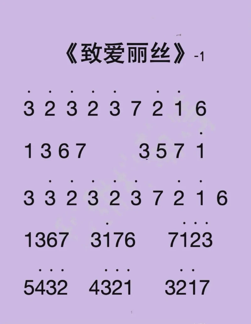 那些年，致爱丽丝的旋律！