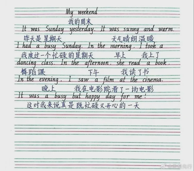 今天的小学生英语日记? 今天的小学生英语日记?