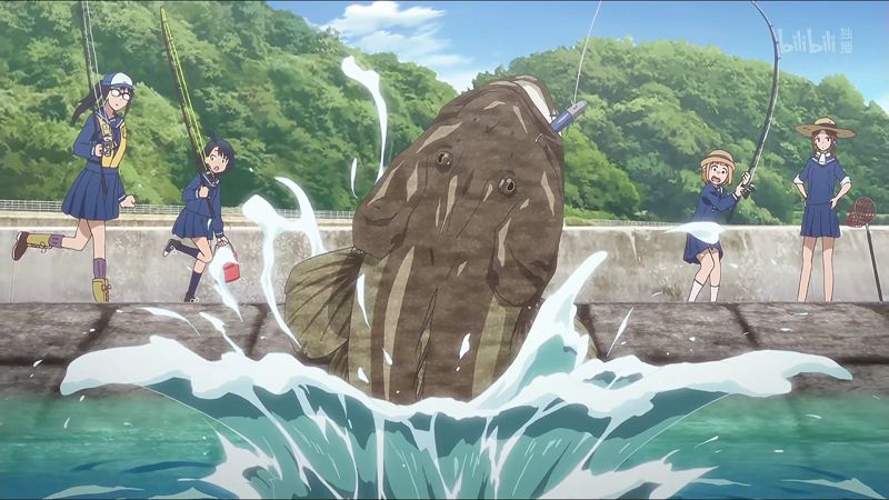 夏日捕鱼的快乐时光？