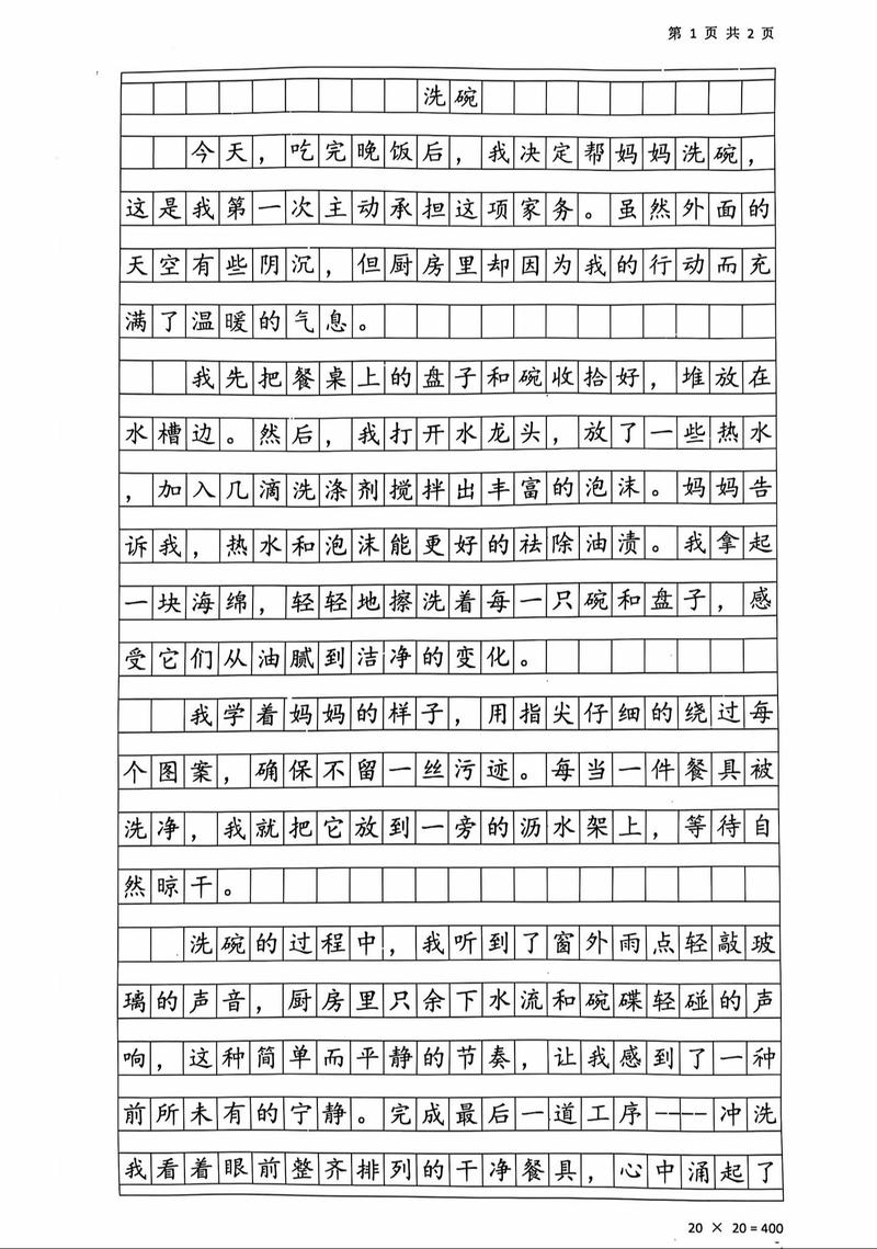 今天我学会了做家务…