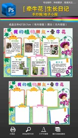 牵牛花的日记：清晨的露珠与黄昏的叹息