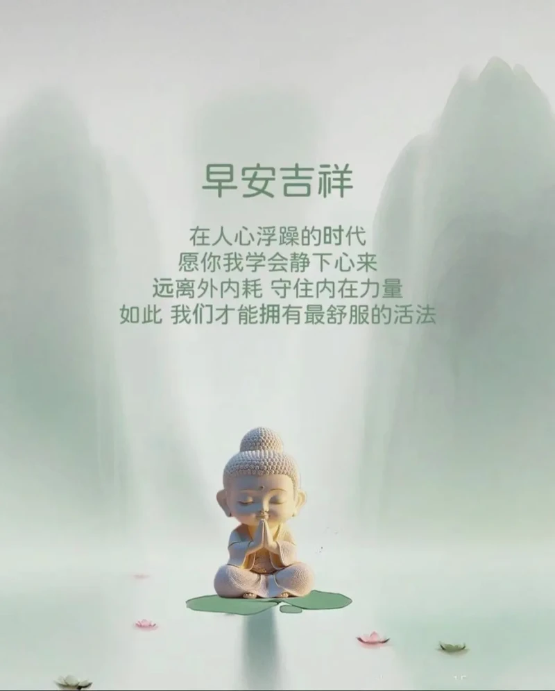 佛祖早安情话丨清晨的温柔与爱意