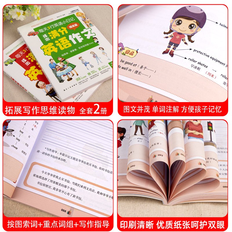 今天是个好天气，我写了英语日记