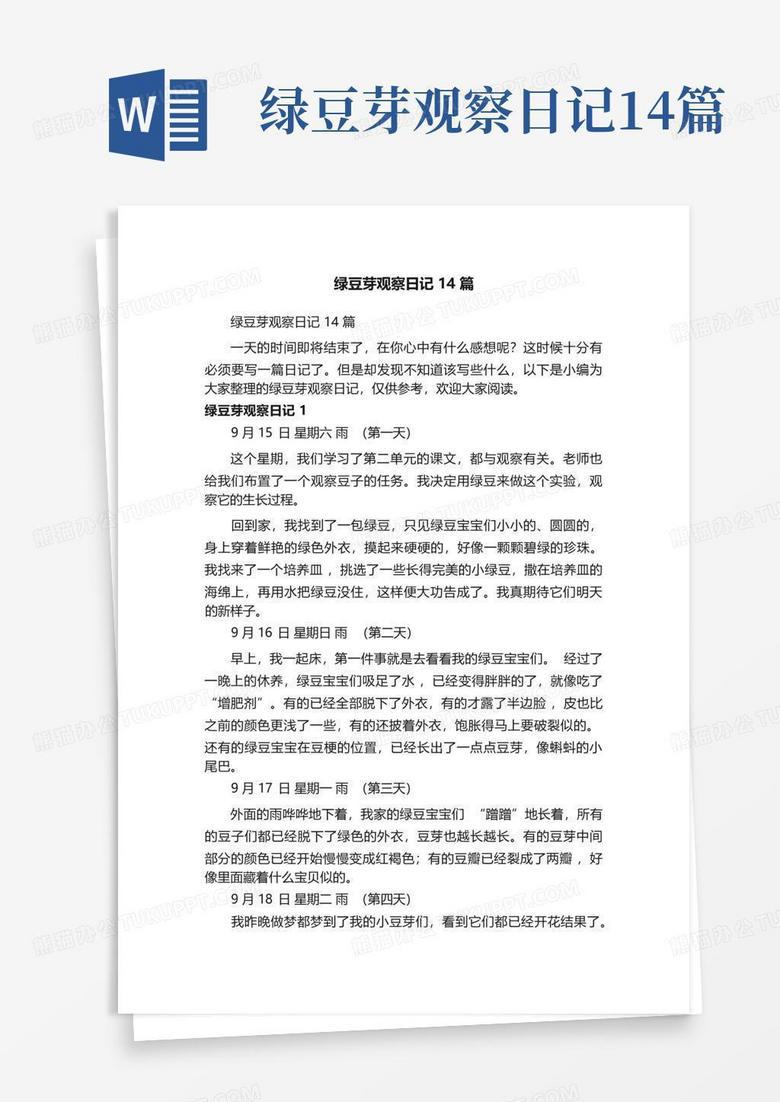 一颗绿豆的“变形记”｜看着它们慢慢长大