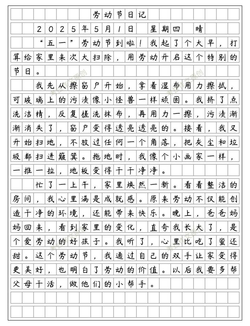 五一劳动节的汗珠与收获…