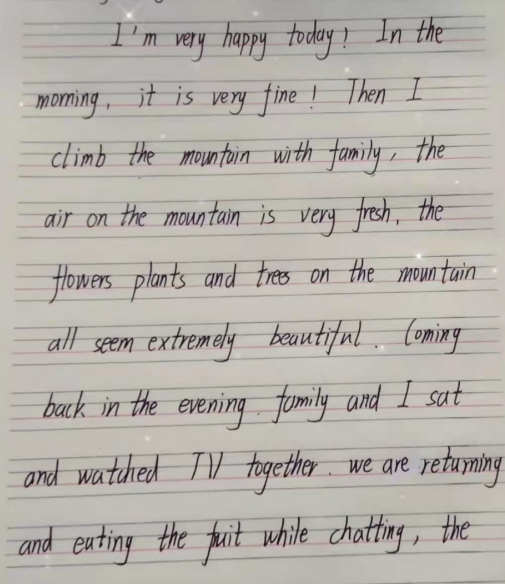 英语日记，我写得比想象中少！