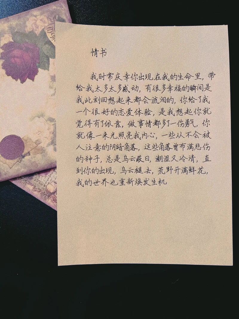 给他的每一封信,都是我心跳的频率? 给他的每一封信,都是我心跳的频率?