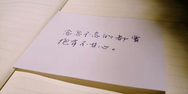 手写情话｜在数字世界里，最温柔的手写情话