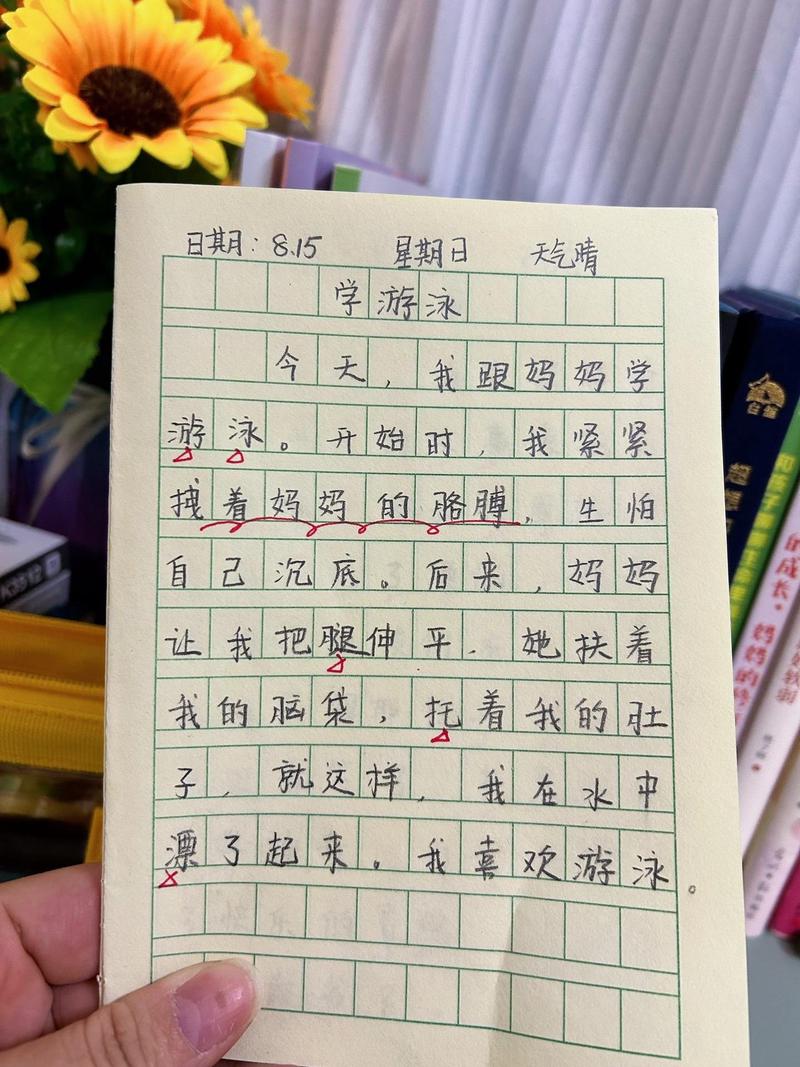 池边的小小斗士丨我的游泳日记