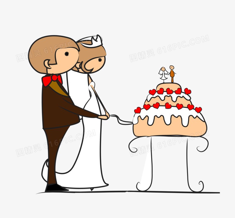 结婚情话丨用简笔画勾勒爱情的美好瞬间