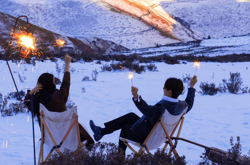 雪夜的浪漫·一场无声的爱的对话