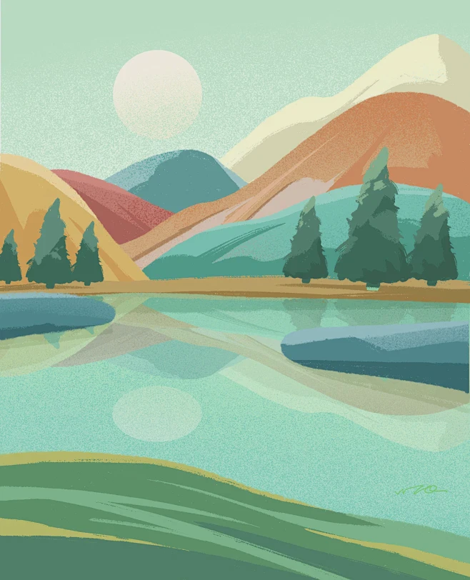 山川与河流，写给你的温柔情话？