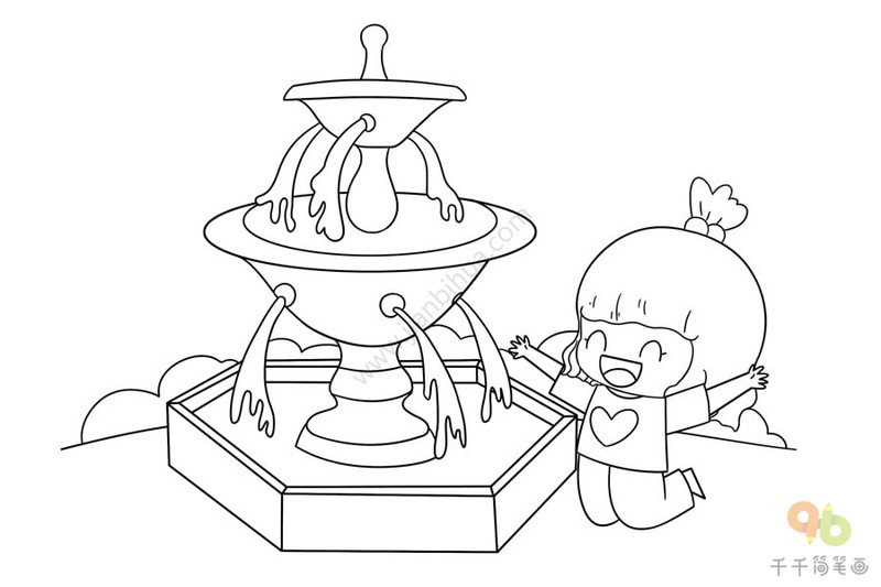 喷泉下的小确幸！