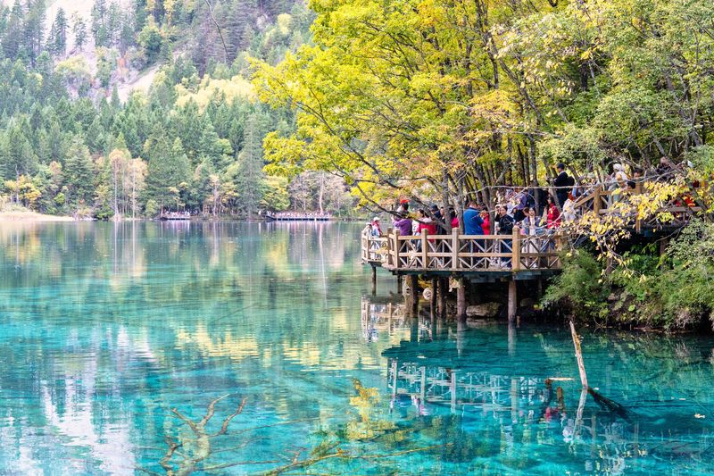 那天，我终于看见了九寨沟的蓝