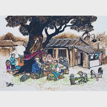 外婆家的雨天下午？