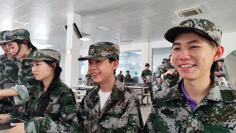 军训第一天的感悟…