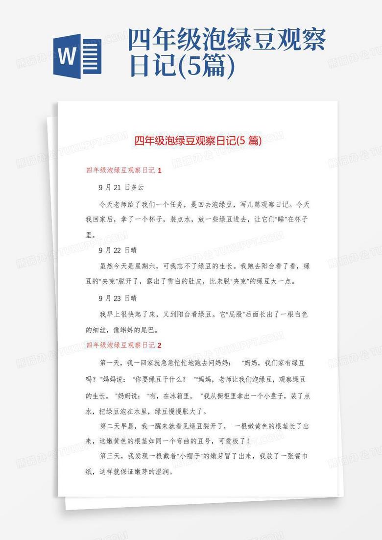 绿豆的奇妙冒险