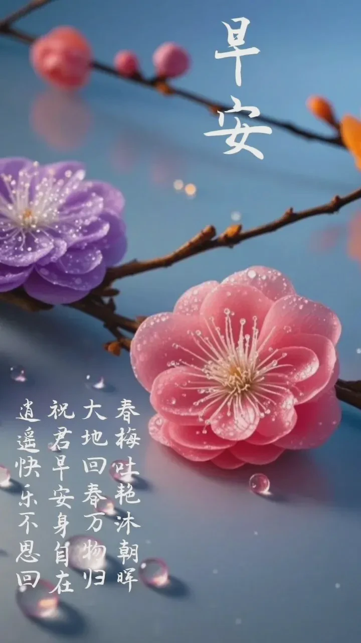 早安我的小可爱，你是我心中的白梅！