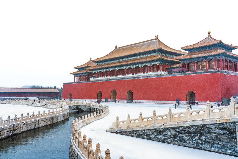 故宫的午后光影…