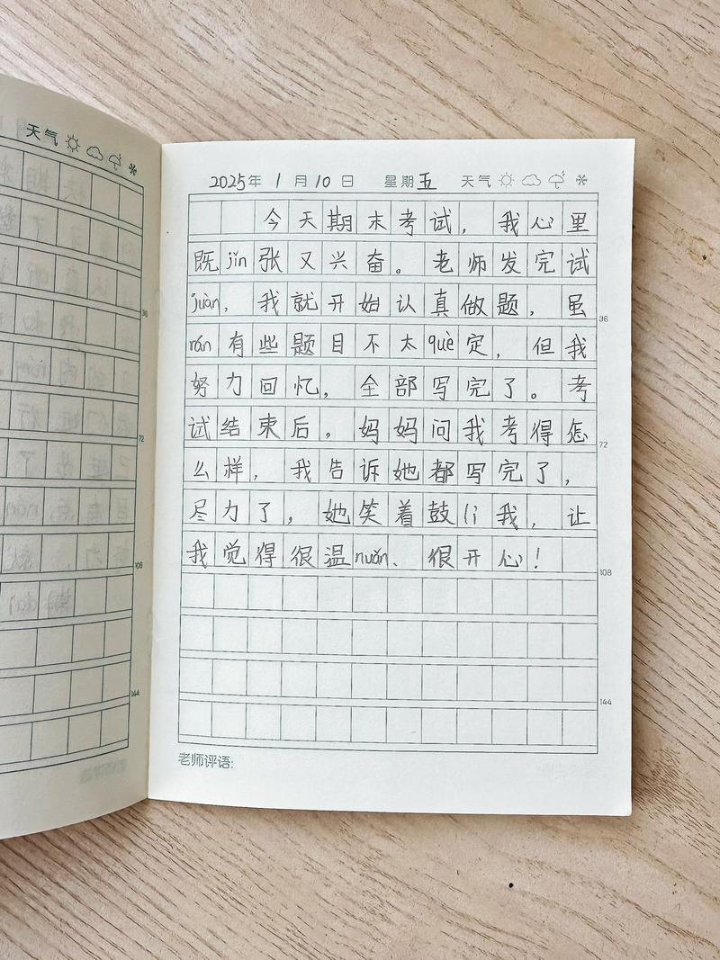 紧张而充实的一天：期末考试日记